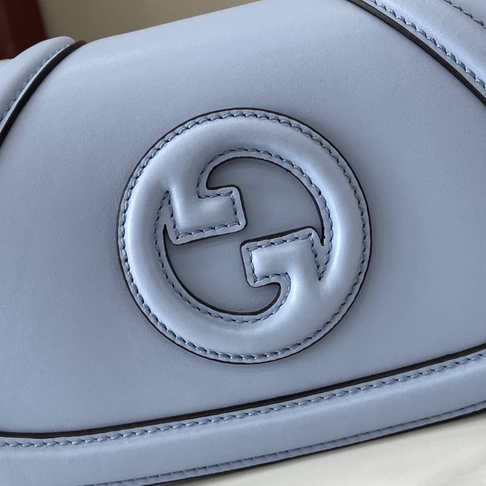 Gucci Blondie Leather Mini Light Blue Bag 815700_5_162836 Gucci Blondie Leather Mini Light Blue Bag 815700
