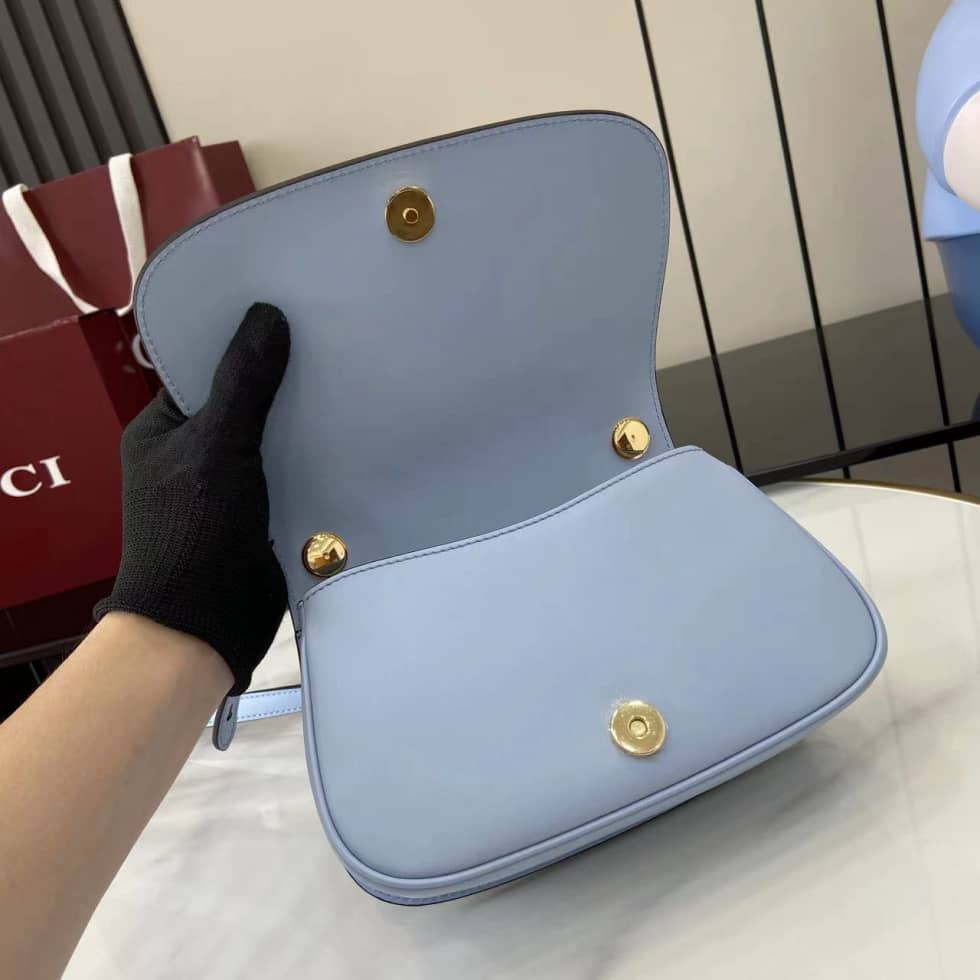 Gucci Blondie Leather Mini Light Blue Bag 815700_6_162836 Gucci Blondie Leather Mini Light Blue Bag 815700
