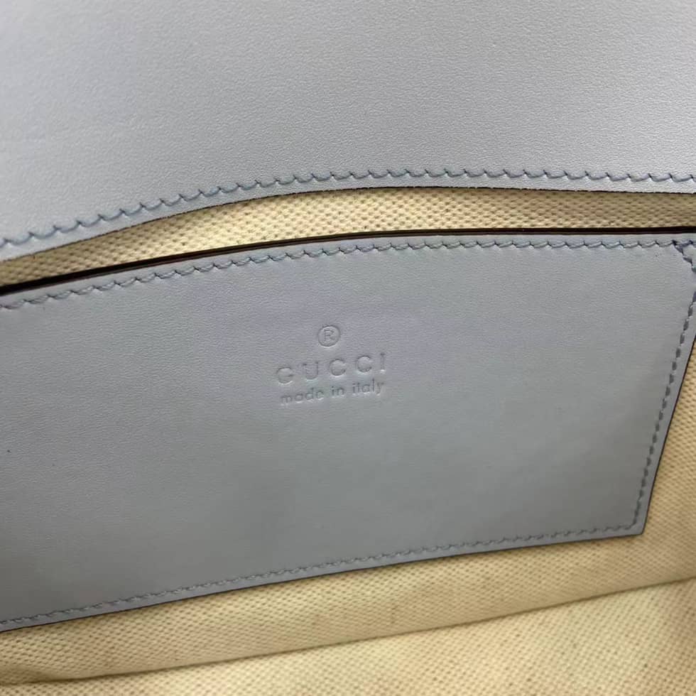 Gucci Blondie Leather Mini Light Blue Bag 815700_8_162836 Gucci Blondie Leather Mini Light Blue Bag 815700