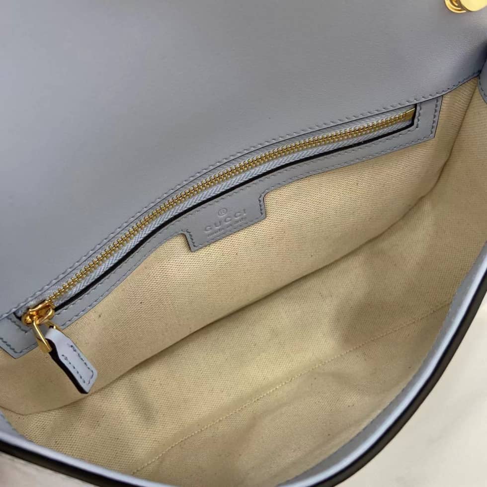 Gucci Blondie Leather Medium Light Blue Bag_7_162846 Gucci Blondie Leather Medium Light Blue Bag
