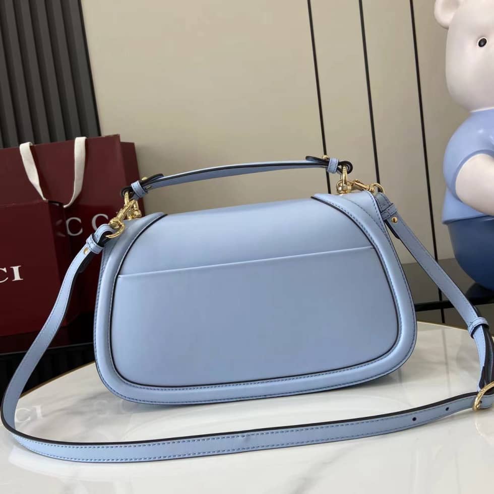 Gucci Blondie Leather Large Light Blue Bag 815716_1_162856 Gucci Blondie Leather Large Light Blue Bag 815716