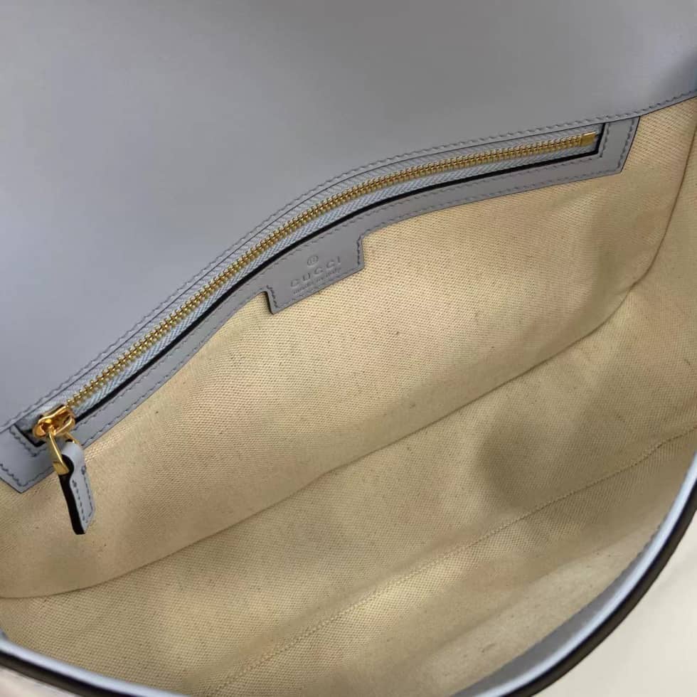 Gucci Blondie Leather Large Light Blue Bag 815716_7_162856 Gucci Blondie Leather Large Light Blue Bag 815716