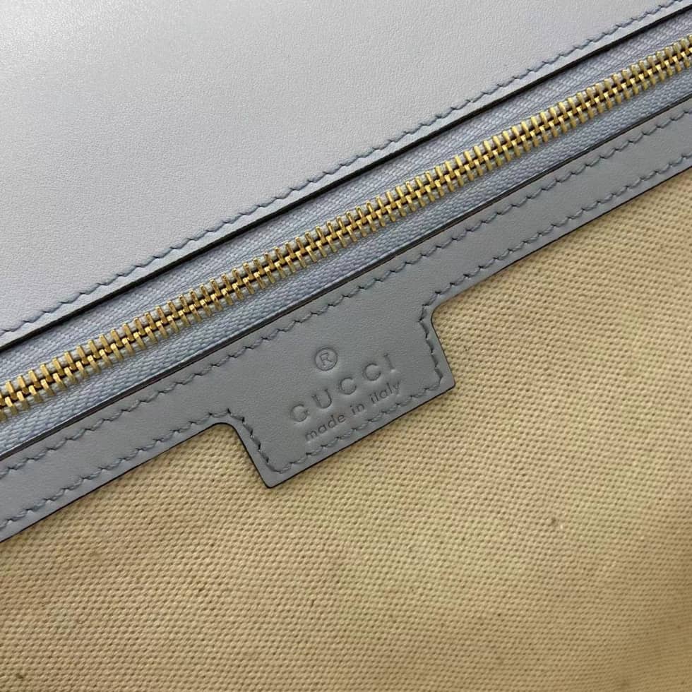 Gucci Blondie Leather Large Light Blue Bag 815716_8_162856 Gucci Blondie Leather Large Light Blue Bag 815716