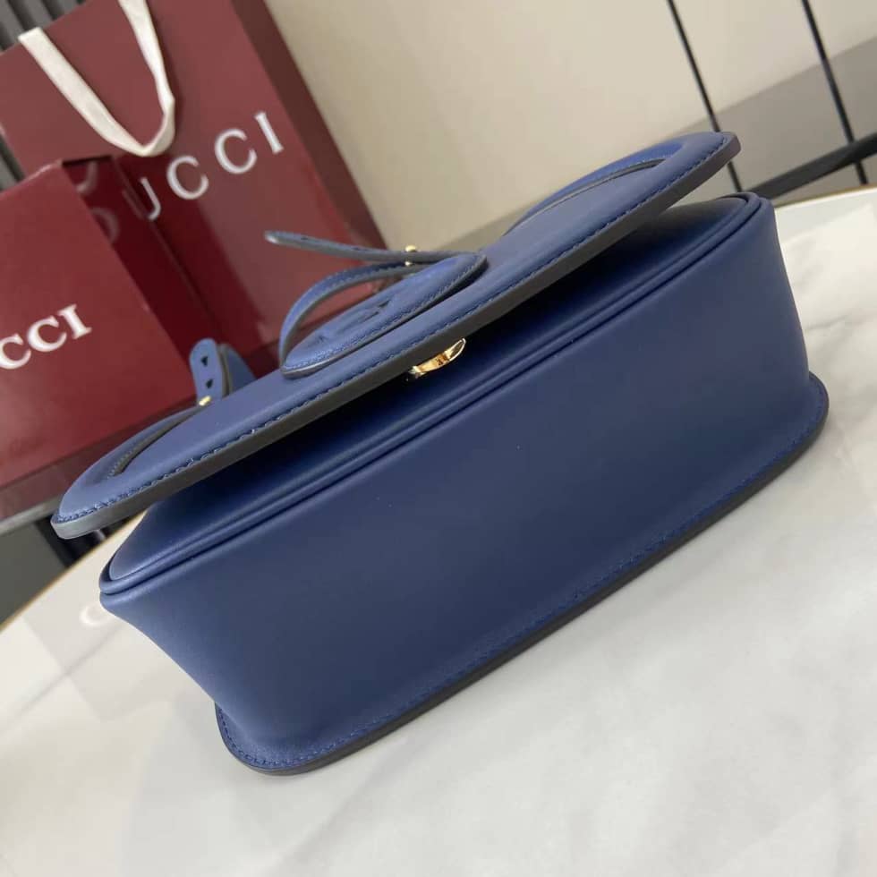 Gucci Blondie Leather Mini Blue Shoulder Bag_3_162866 Gucci Blondie Leather Mini Blue Shoulder Bag