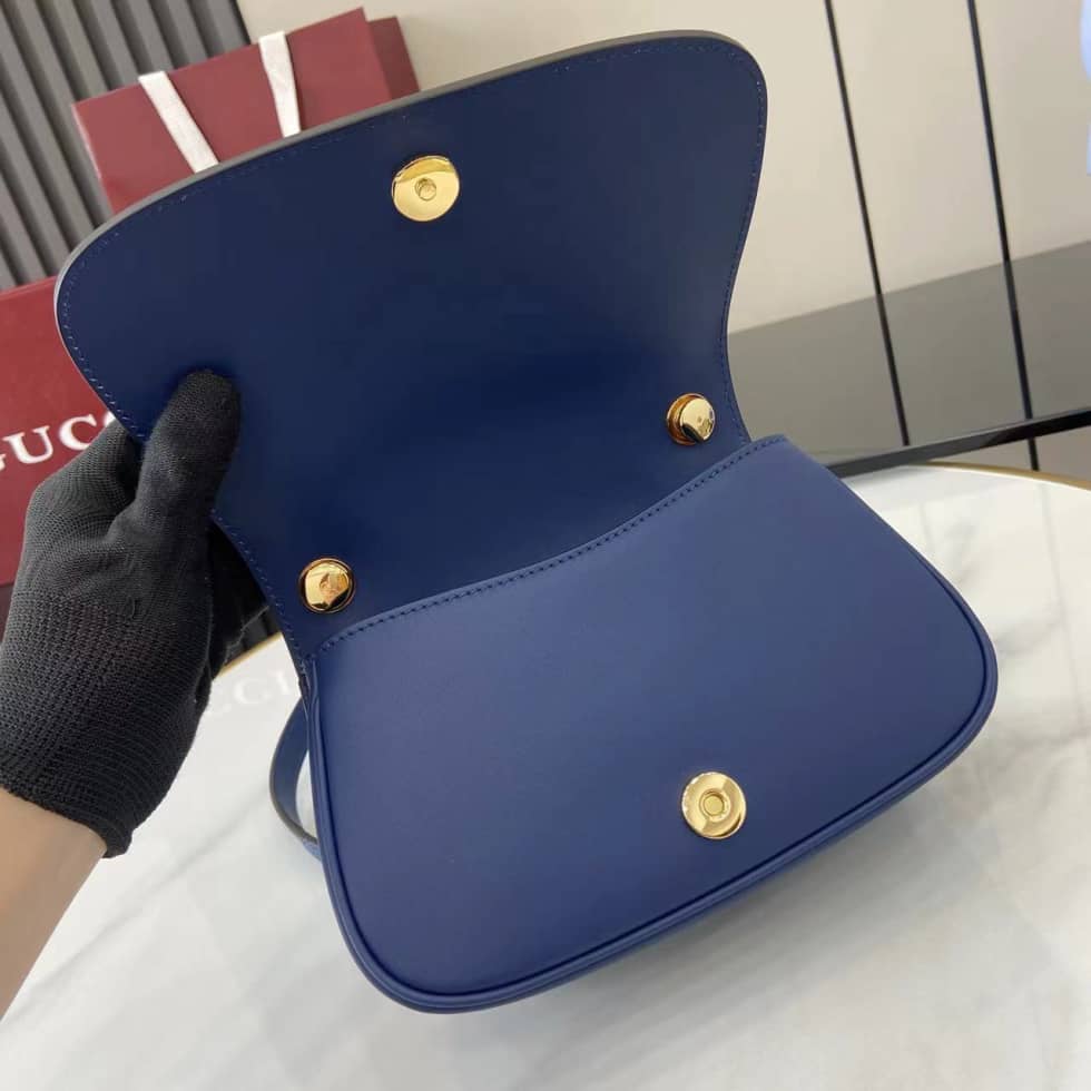 Gucci Blondie Leather Mini Blue Shoulder Bag_6_162866 Gucci Blondie Leather Mini Blue Shoulder Bag