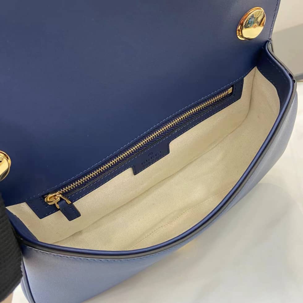 Gucci Blondie Leather Medium Blue Top Handle Bag_7_162876 Gucci Blondie Leather Medium Blue Top Handle Bag