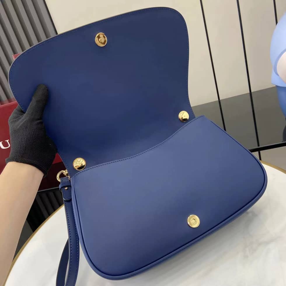 Gucci Blondie Leather Large Blue Top Handle Bag_6_162886 Gucci Blondie Leather Large Blue Top Handle Bag
