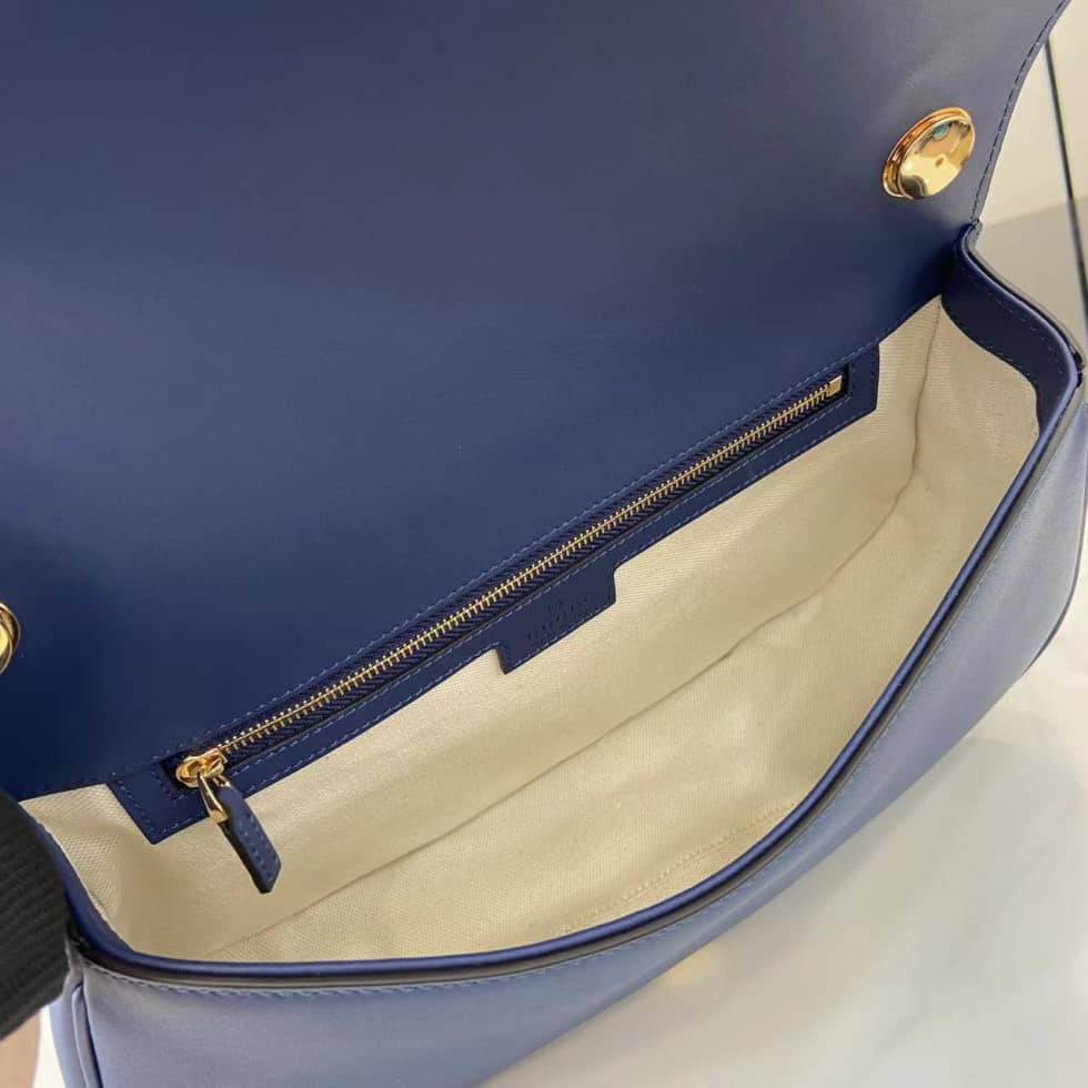 Gucci Blondie Leather Large Blue Top Handle Bag_7_162886 Gucci Blondie Leather Large Blue Top Handle Bag
