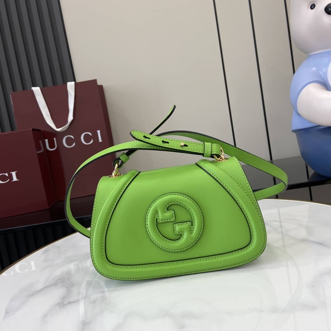 Gucci Blondie Leather Mini Green Shoulder Bag_10_162896 Gucci Blondie Leather Mini Green Shoulder Bag