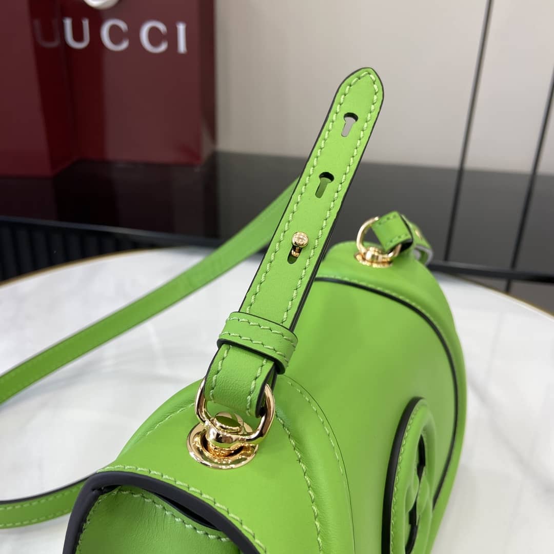 Gucci Blondie Leather Mini Green Shoulder Bag_4_162896 Gucci Blondie Leather Mini Green Shoulder Bag