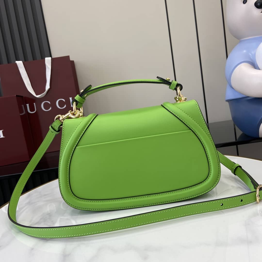 Gucci Blondie Leather Medium Green Top Handle Bag_1_162906 Gucci Blondie Leather Medium Green Top Handle Bag