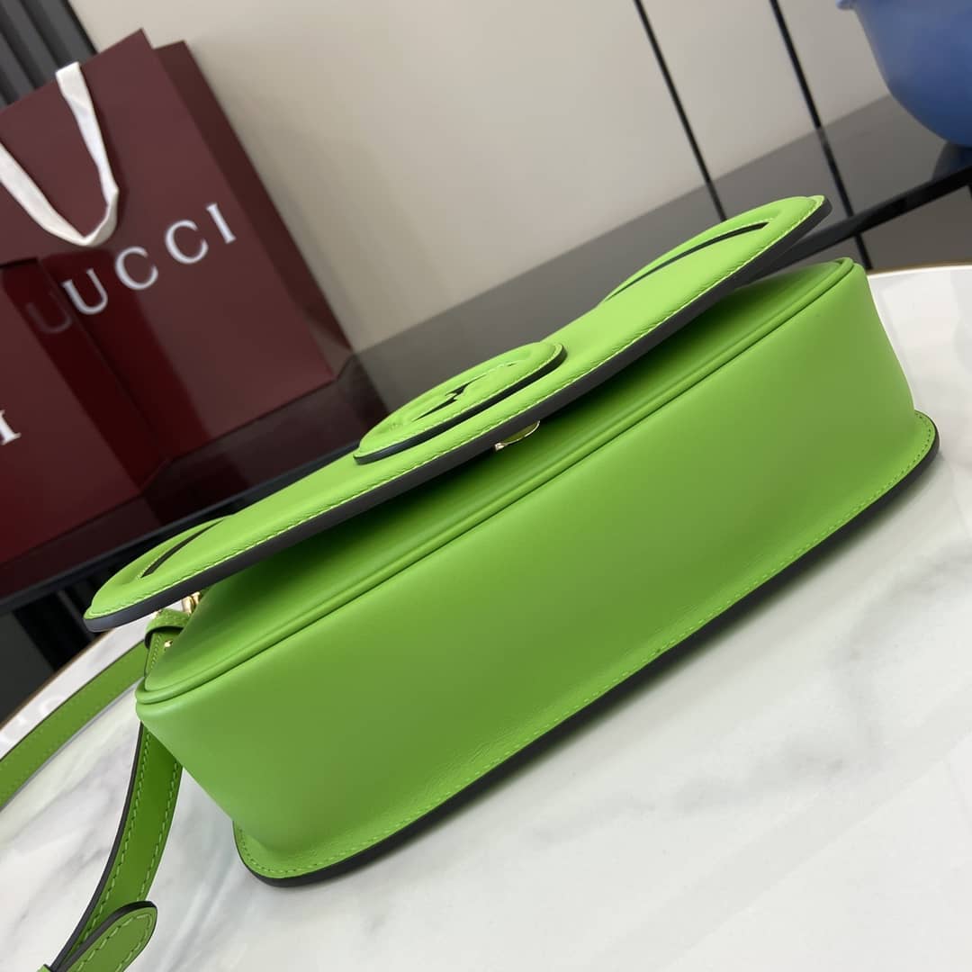 Gucci Blondie Leather Medium Green Top Handle Bag_3_162906 Gucci Blondie Leather Medium Green Top Handle Bag
