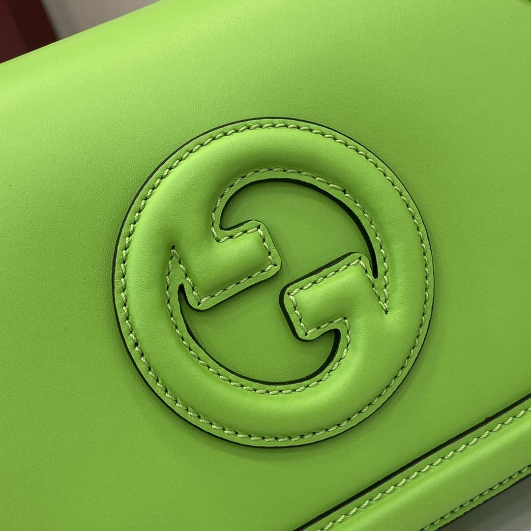 Gucci Blondie Leather Medium Green Top Handle Bag_5_162906 Gucci Blondie Leather Medium Green Top Handle Bag