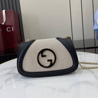 Gucci Blondie Canvas Mini Black Chain Bag 815711