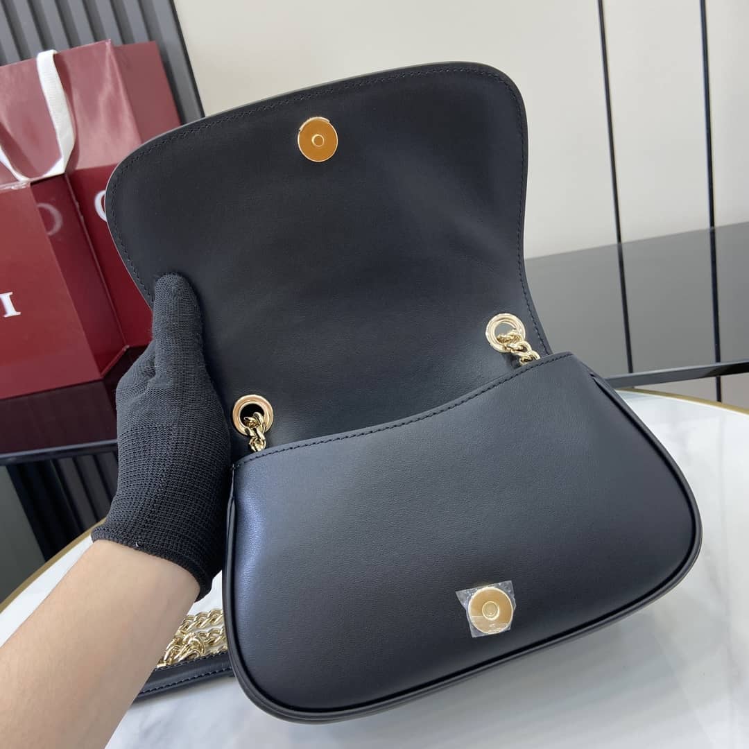 Gucci Blondie Canvas Mini Black Chain Bag 815711_6_162926 Gucci Blondie Canvas Mini Black Chain Bag 815711