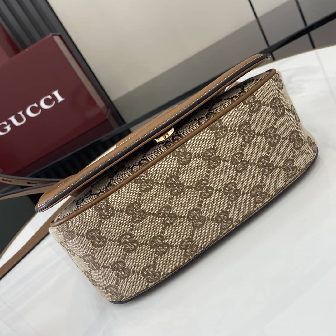 Gucci Blondie GG Mini Brown Shoulder Bag 815700_3_162936 Gucci Blondie GG Mini Brown Shoulder Bag 815700