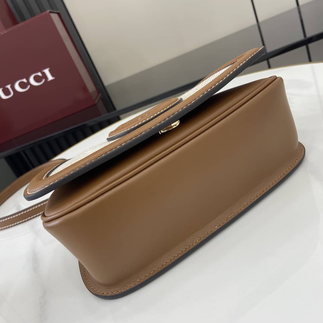 Gucci Blondie Canvas Mini Brown Shoulder Bag_3_162946 Gucci Blondie Canvas Mini Brown Shoulder Bag