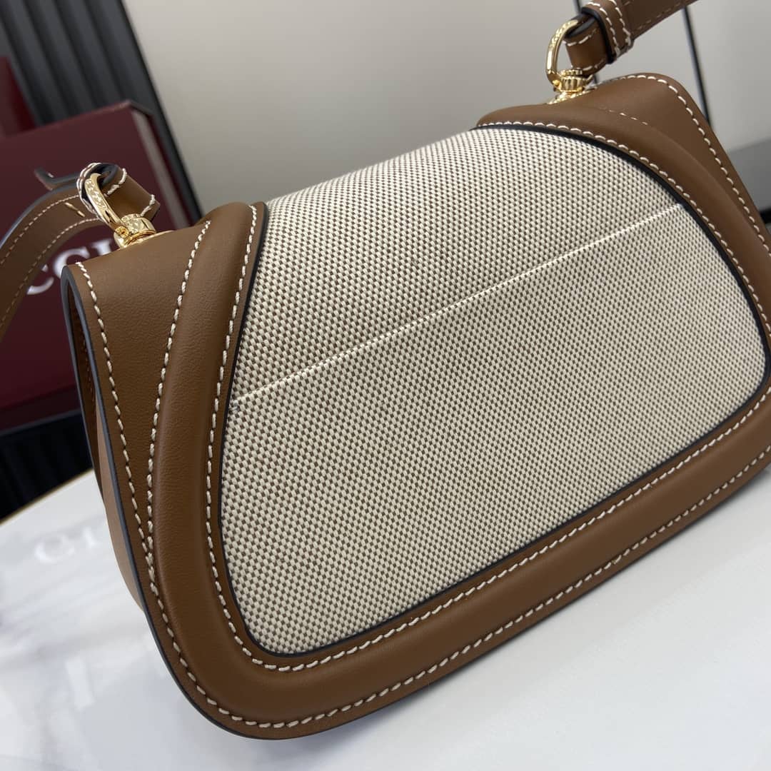 Gucci Blondie Canvas Mini Brown Shoulder Bag_4_162946 Gucci Blondie Canvas Mini Brown Shoulder Bag