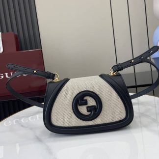 Gucci Blondie Canvas Mini Black Shoulder Bag