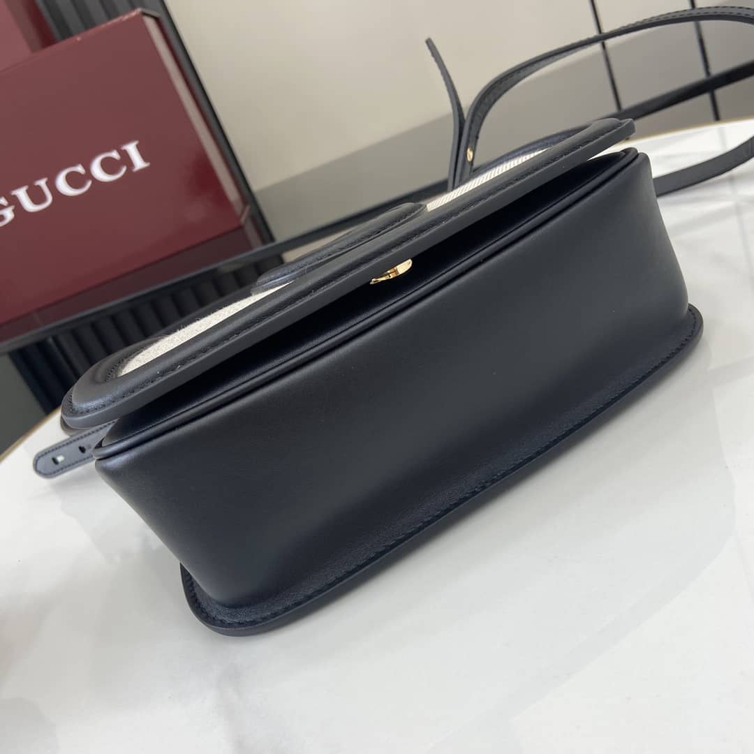 Gucci Blondie Canvas Mini Black Shoulder Bag_3_162956 Gucci Blondie Canvas Mini Black Shoulder Bag