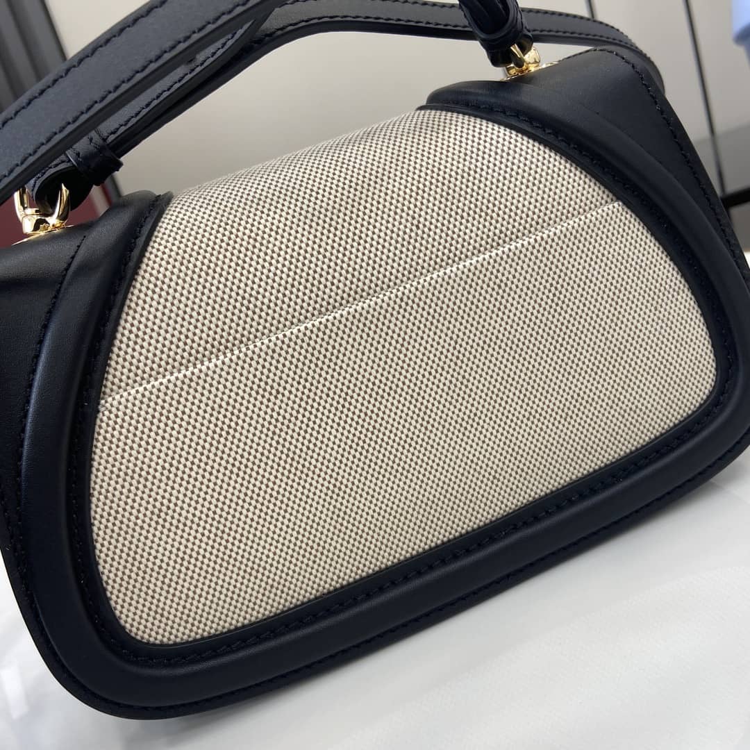 Gucci Blondie Canvas Mini Black Shoulder Bag_4_162956 Gucci Blondie Canvas Mini Black Shoulder Bag