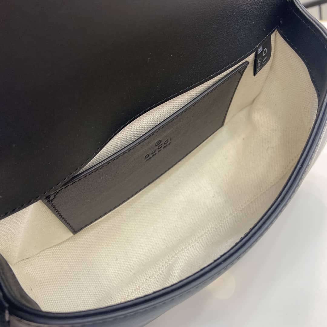 Gucci Blondie Canvas Mini Black Shoulder Bag_8_162956 Gucci Blondie Canvas Mini Black Shoulder Bag