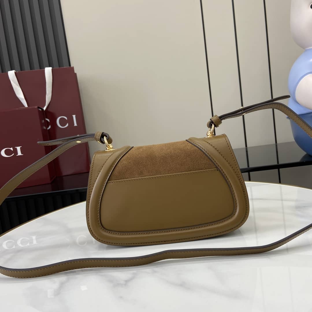 Gucci Blondie Suede Mini Brown Shoulder Bag_2_162966 Gucci Blondie Suede Mini Brown Shoulder Bag