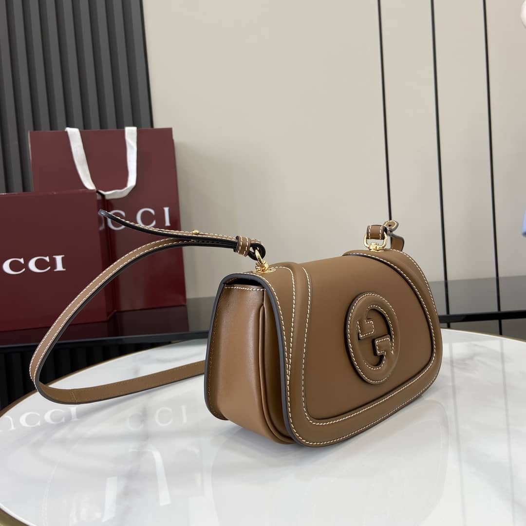 Gucci Blondie Leather Mini Brown Shoulder Bag_1_162976 Gucci Blondie Leather Mini Brown Shoulder Bag