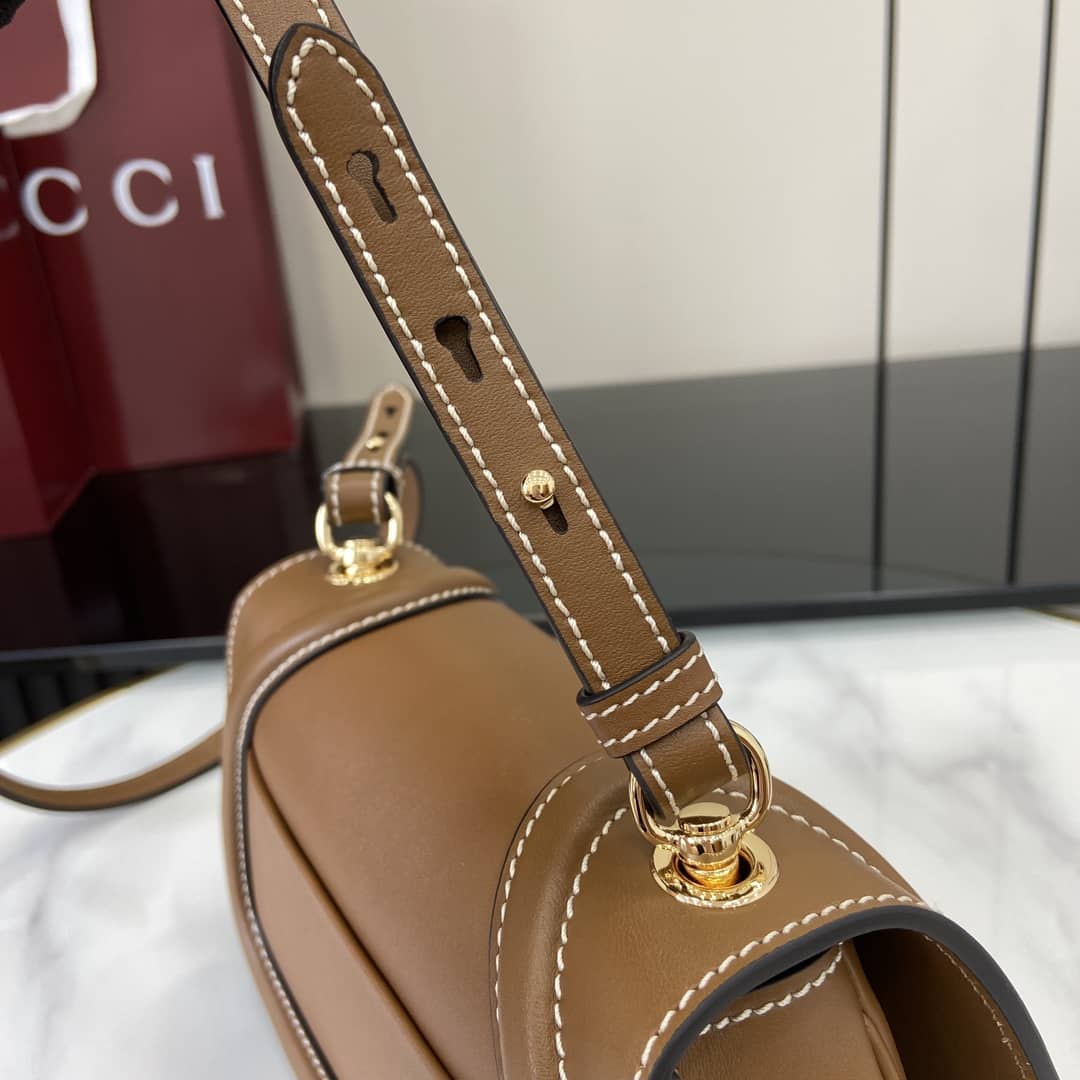 Gucci Blondie Leather Mini Brown Shoulder Bag_4_162976 Gucci Blondie Leather Mini Brown Shoulder Bag