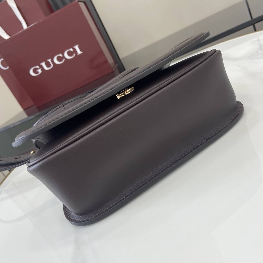 Gucci Blondie Leather Mini Dark Brown Bag_3_162996 Gucci Blondie Leather Mini Dark Brown Bag