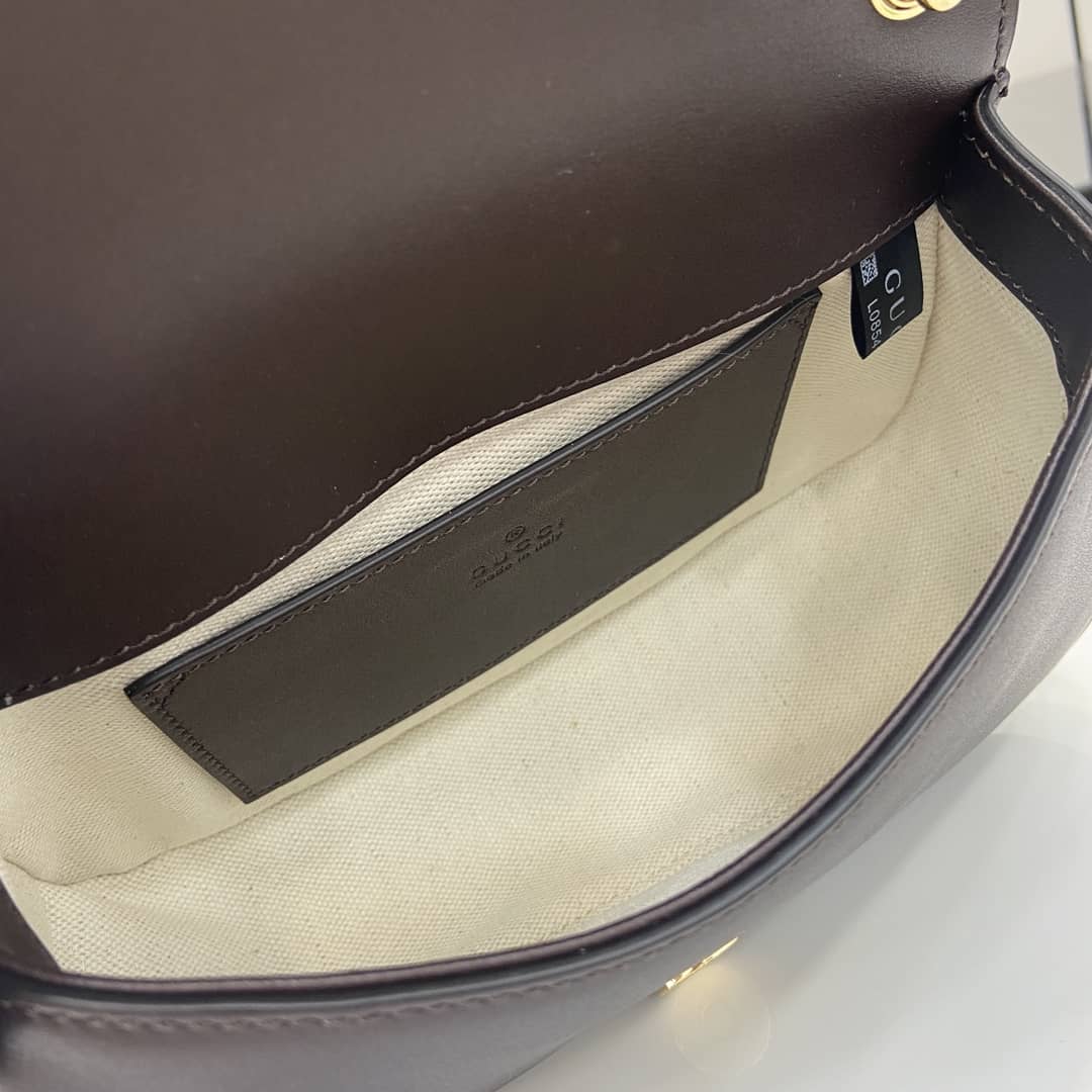 Gucci Blondie Leather Mini Dark Brown Bag_7_162996 Gucci Blondie Leather Mini Dark Brown Bag