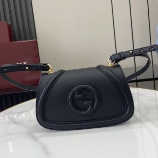 Gucci Blondie Leather Mini Black Shoulder Bag