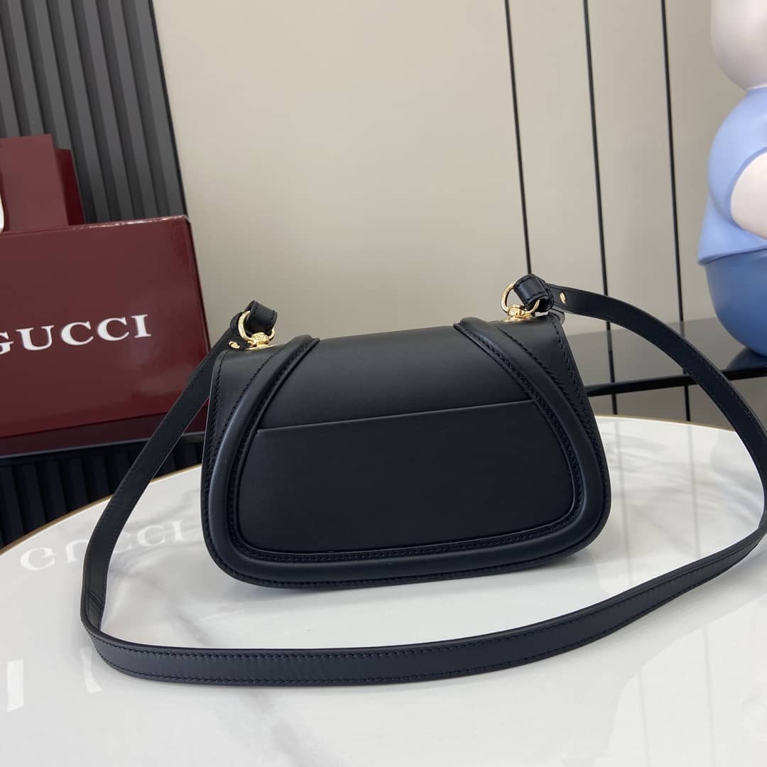 Gucci Blondie Leather Mini Black Shoulder Bag_1_163006 Gucci Blondie Leather Mini Black Shoulder Bag