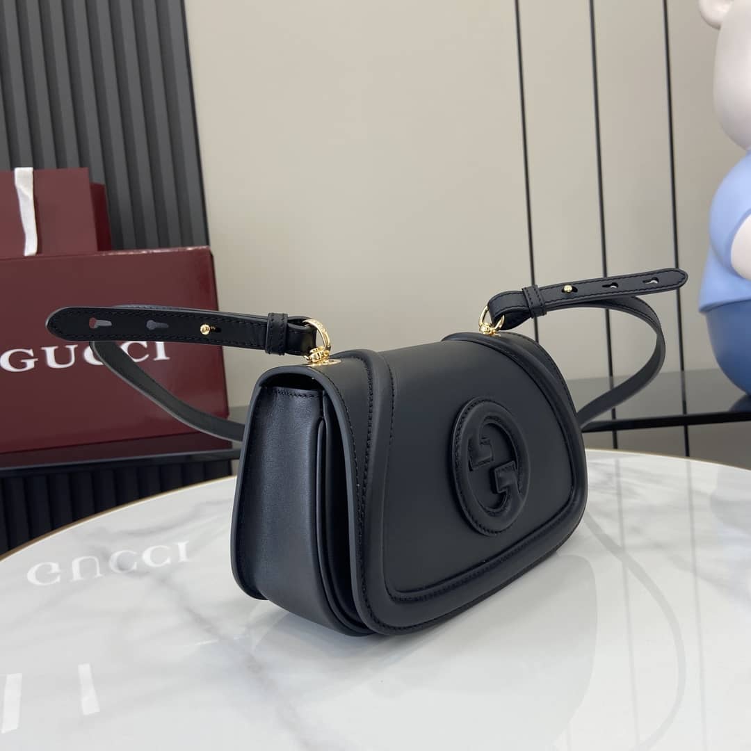 Gucci Blondie Leather Mini Black Shoulder Bag_2_163006 Gucci Blondie Leather Mini Black Shoulder Bag