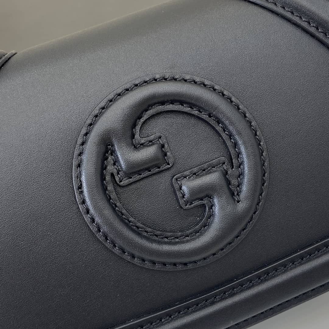 Gucci Blondie Leather Mini Black Shoulder Bag_5_163006 Gucci Blondie Leather Mini Black Shoulder Bag