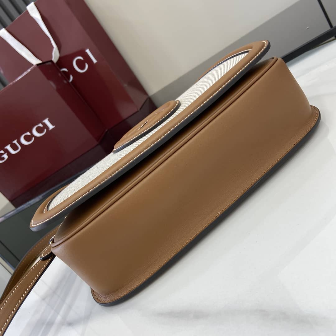 Gucci Blondie Canvas Medium Brown Top Handle Bag_3_163016 Gucci Blondie Canvas Medium Brown Top Handle Bag