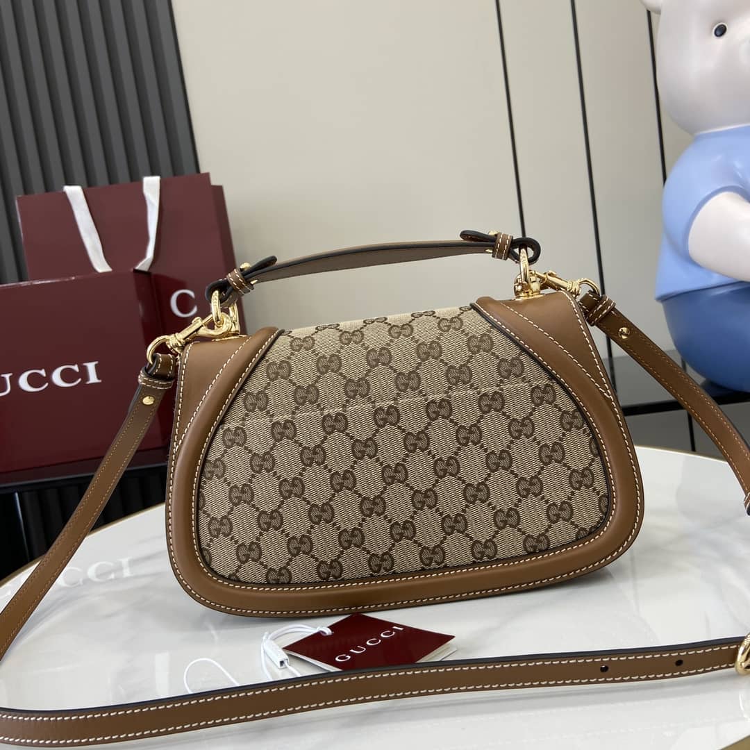 Gucci Blondie GG Medium Brown Top Handle Bag_1_163036 Gucci Blondie GG Medium Brown Top Handle Bag