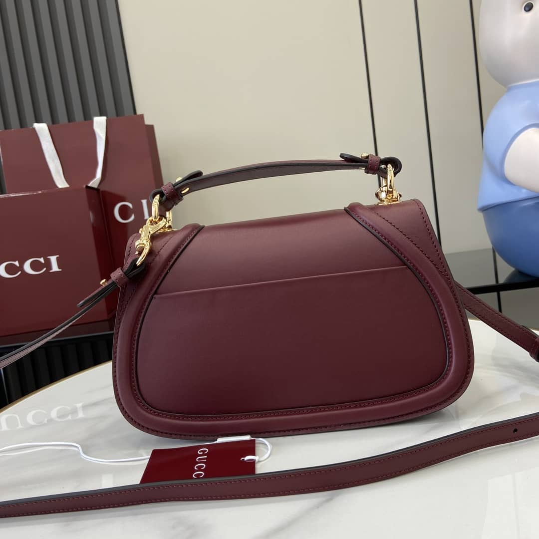 Gucci Blondie Leather Medium Red Top Handle Bag_1_163056 Gucci Blondie Leather Medium Red Top Handle Bag