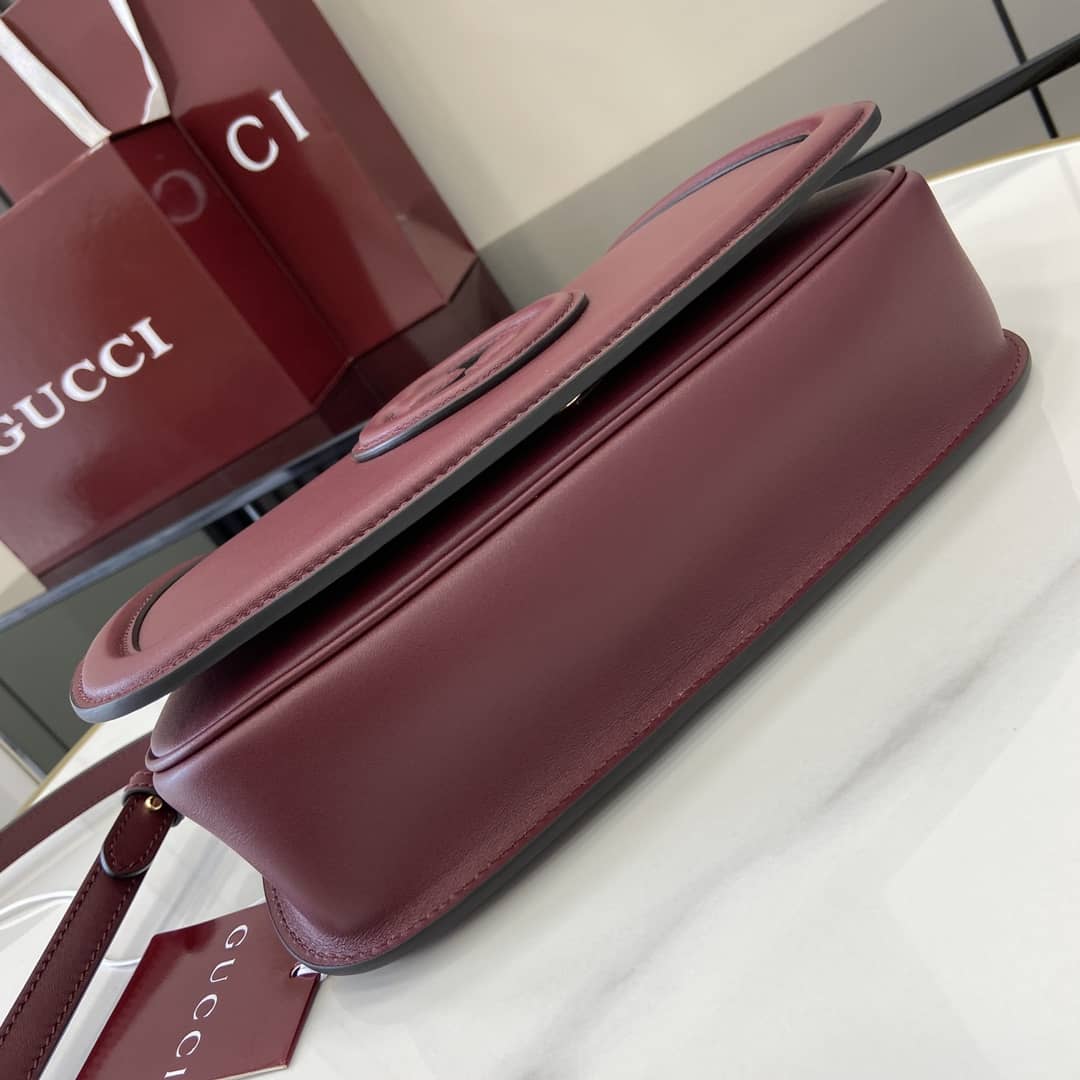 Gucci Blondie Leather Medium Red Top Handle Bag_3_163056 Gucci Blondie Leather Medium Red Top Handle Bag