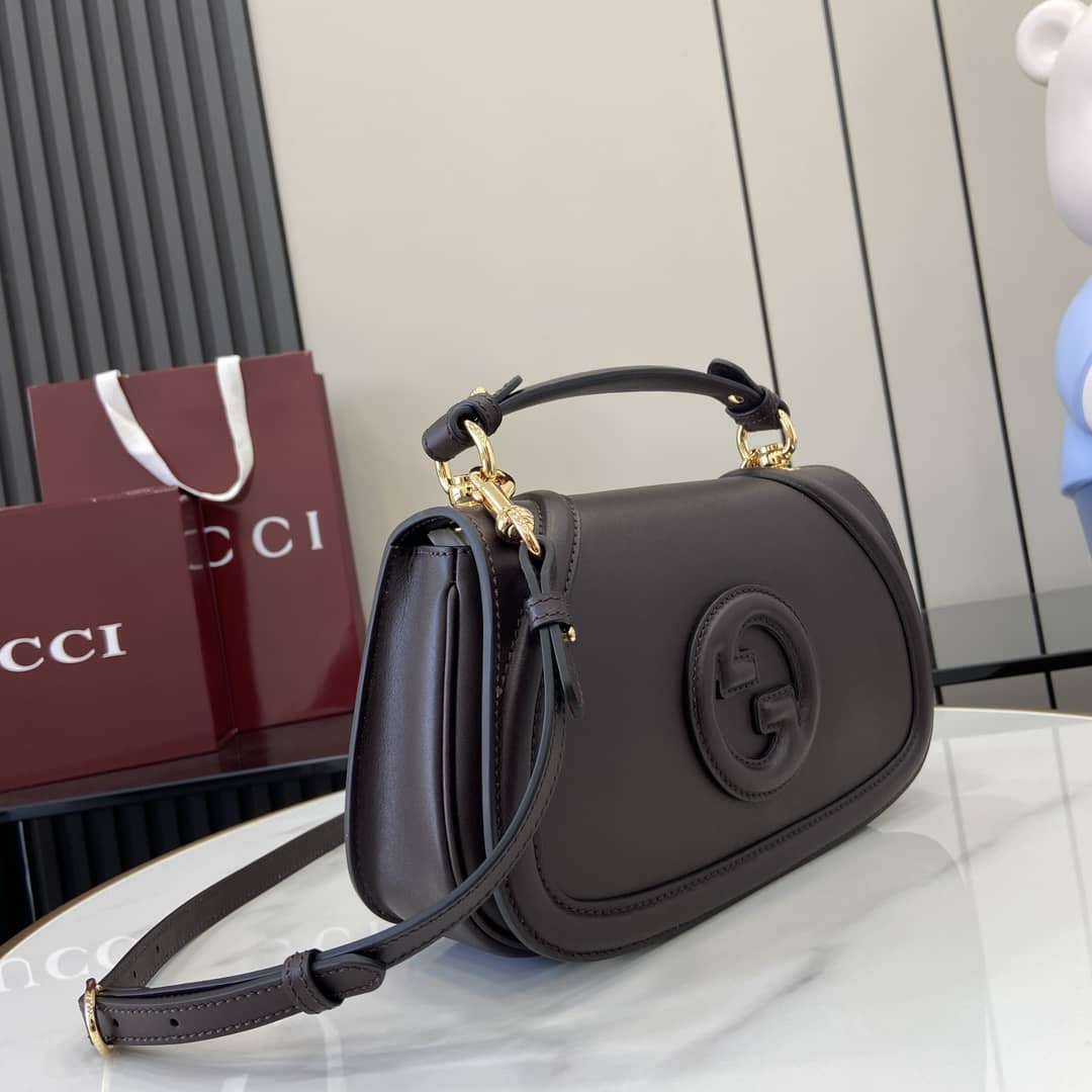 Gucci Blondie Leather Medium Brown Bag 815714_1_163066 Gucci Blondie Leather Medium Brown Bag 815714