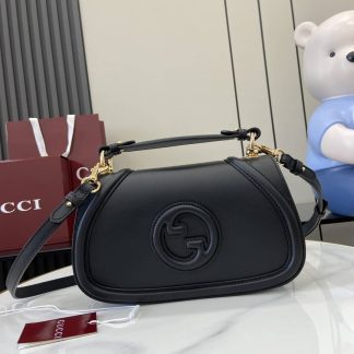 Gucci Blondie Leather Medium Black Bag 815714