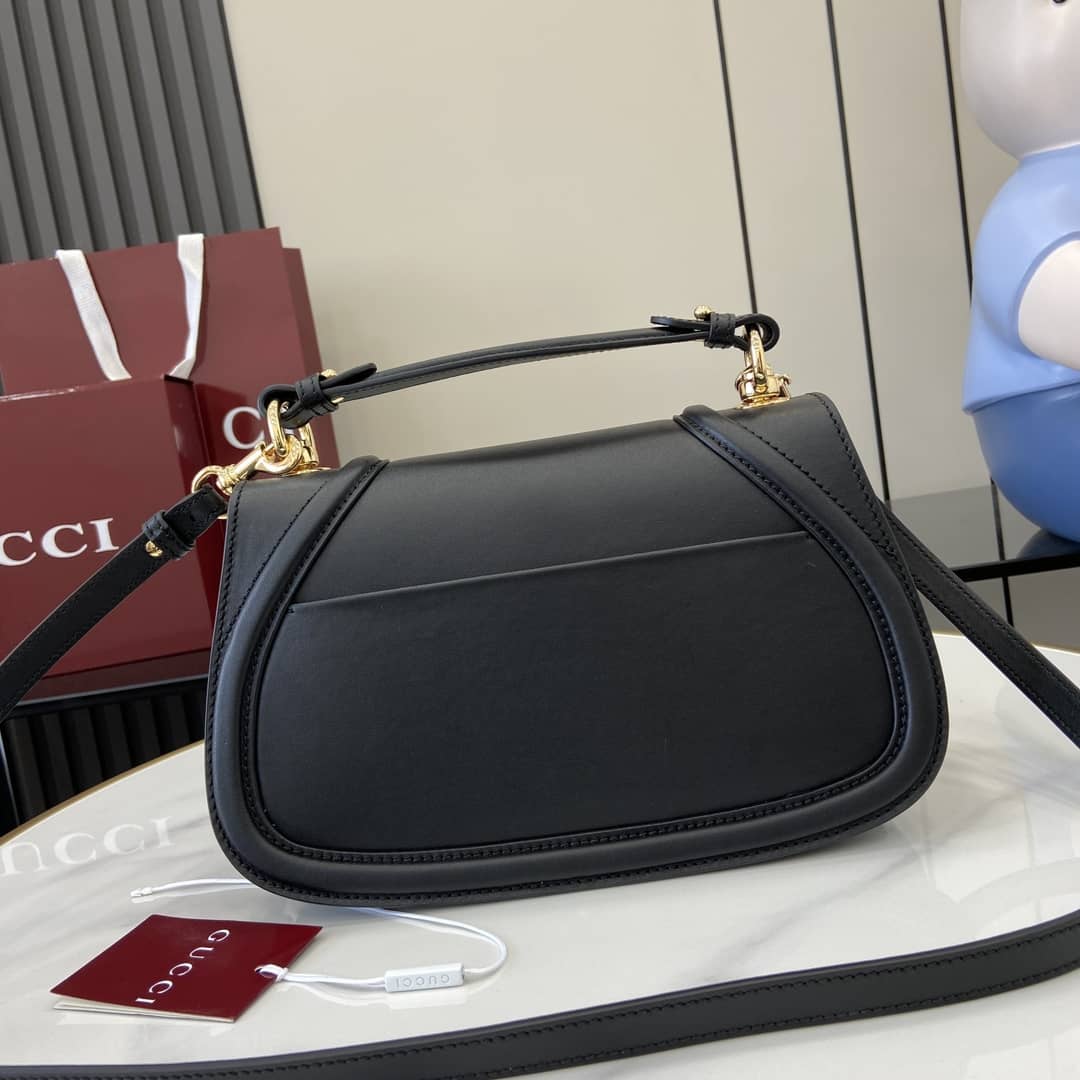 Gucci Blondie Leather Medium Black Bag 815714_1_163076 Gucci Blondie Leather Medium Black Bag 815714