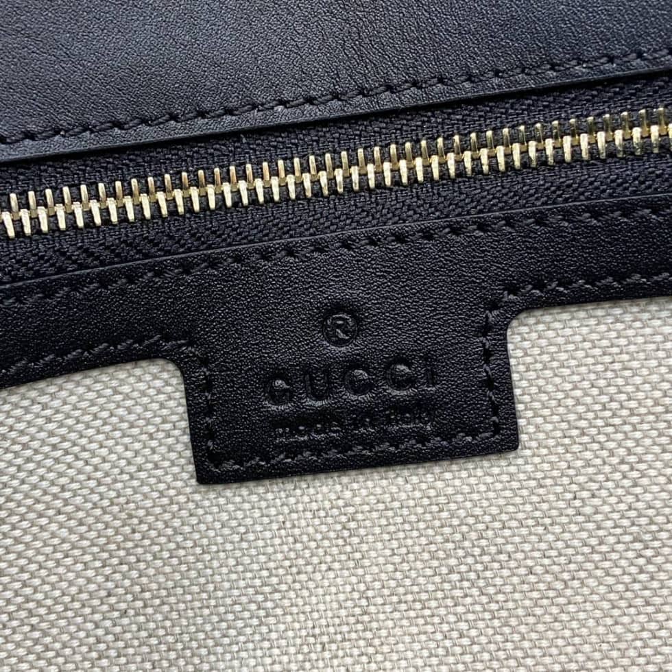 Gucci Blondie Leather Medium Black Bag 815714_8_163076 Gucci Blondie Leather Medium Black Bag 815714