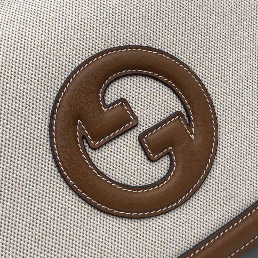 Gucci Blondie Canvas Large Brown Handle Bag_5_163096 Gucci Blondie Canvas Large Brown Handle Bag