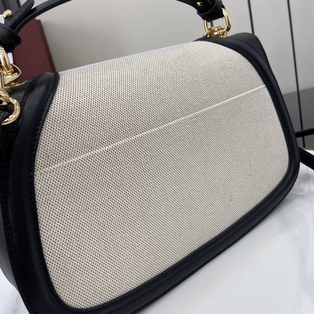Gucci Blondie Canvas Large Black Handle Bag_7_163106 Gucci Blondie Canvas Large Black Handle Bag