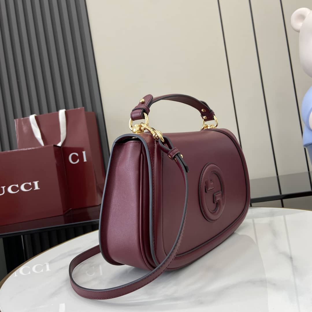 Gucci Blondie Leather Large Red Top Handle Bag_1_163116 Gucci Blondie Leather Large Red Top Handle Bag
