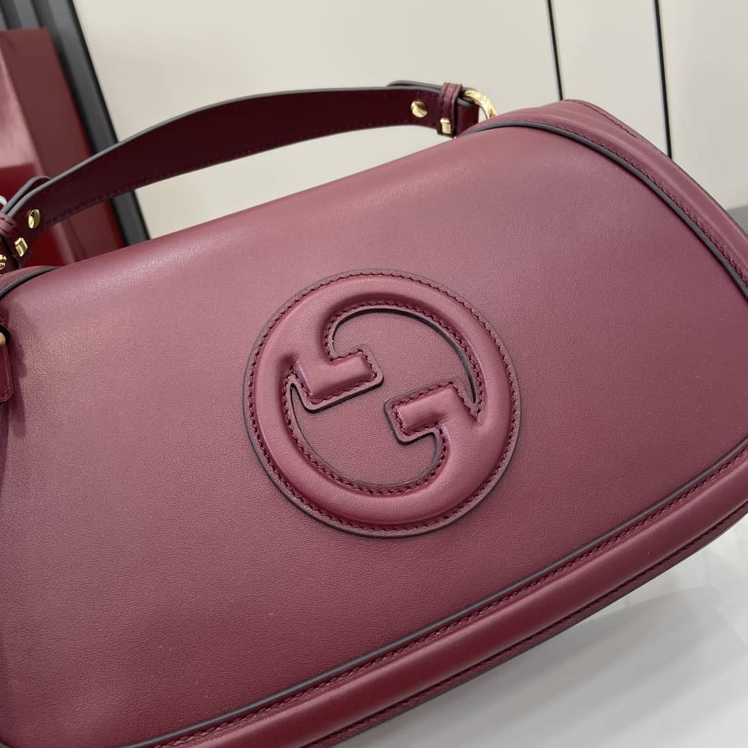 Gucci Blondie Leather Large Red Top Handle Bag_5_163116 Gucci Blondie Leather Large Red Top Handle Bag