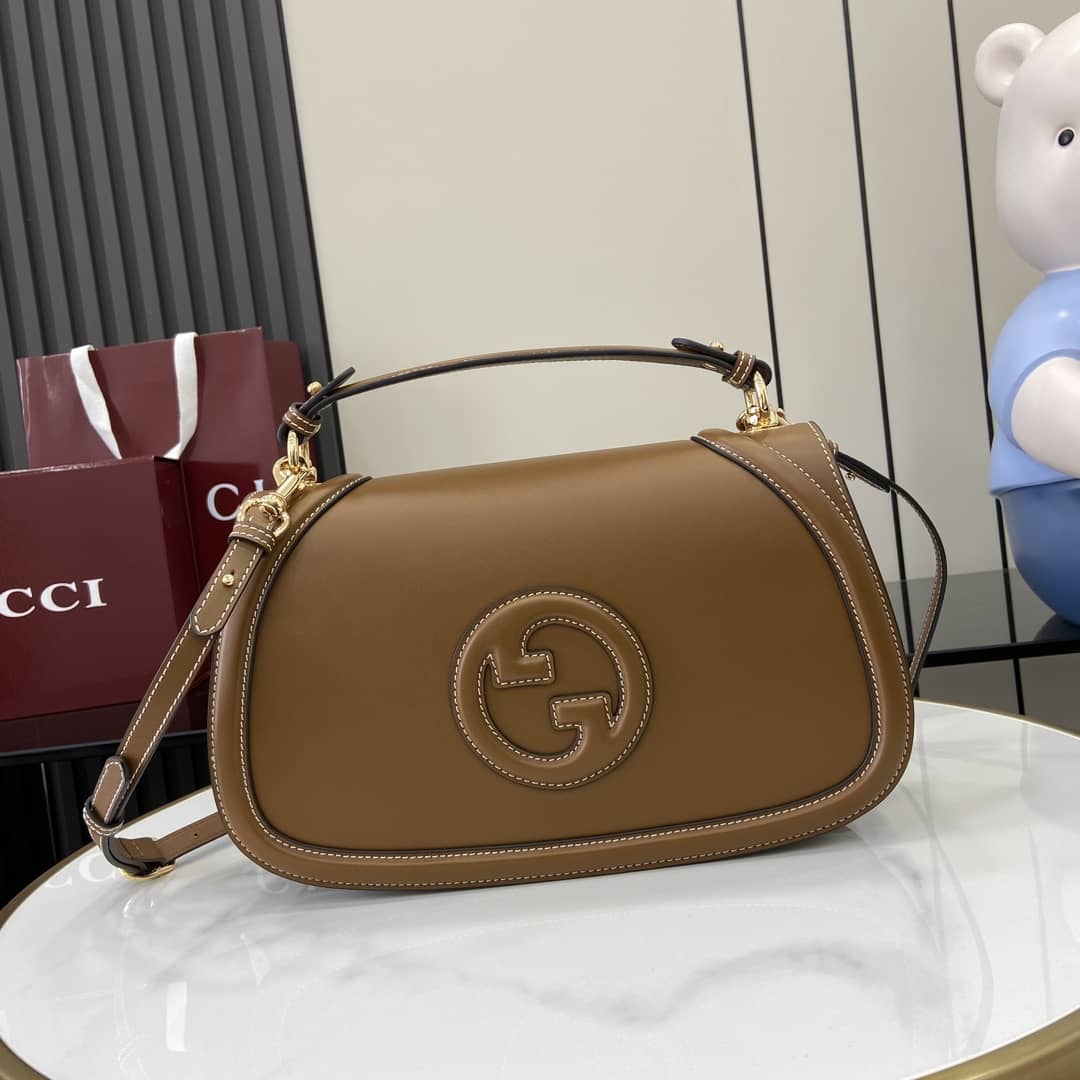 Gucci Blondie Leather Large Brown Handle Bag_10_163126 Gucci Blondie Leather Large Brown Handle Bag