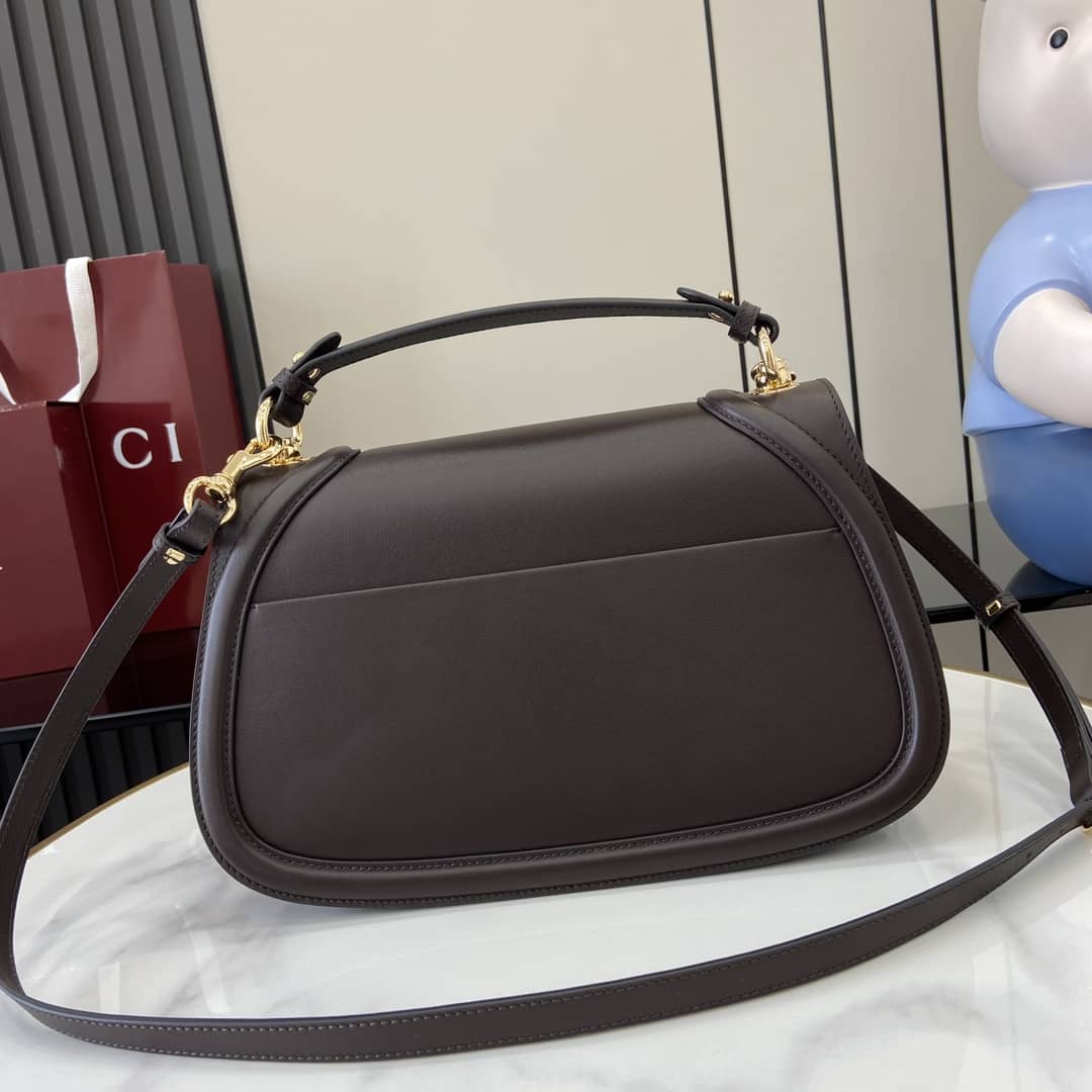 Gucci Blondie Leather Large Dark Brown Bag_1_163146 Gucci Blondie Leather Large Dark Brown Bag