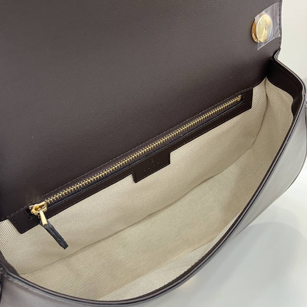 Gucci Blondie Leather Large Dark Brown Bag_7_163146 Gucci Blondie Leather Large Dark Brown Bag